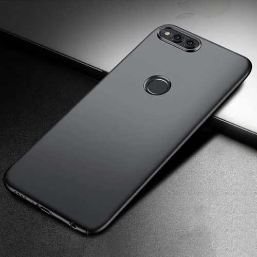 Силиконовый чехол для Huawei Honor 7X Cherry Черный + Пленка