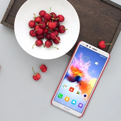 Чехол накладка для Huawei Honor 7X Nillkin Super Frosted Shield Красный