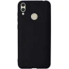 Силиконовый чехол для Huawei Honor 8C TPU 1мм Черный матовый