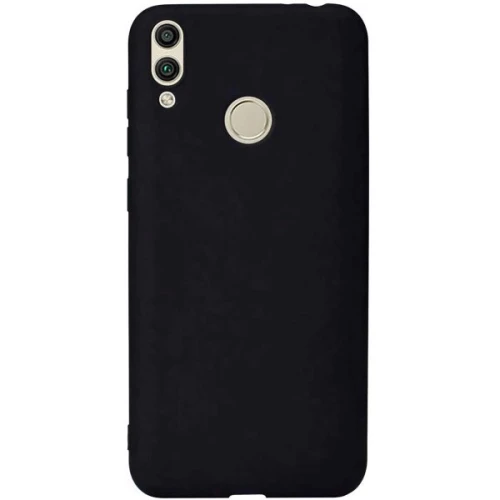 Силиконовый чехол для Huawei Honor 8C TPU 1мм Черный матовый
