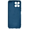 Силиконовый чехол для Honor X8 Soft Matte с микрофиброй Синий