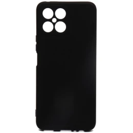 Силиконовый чехол для Honor X8 Soft Matte с микрофиброй Черный