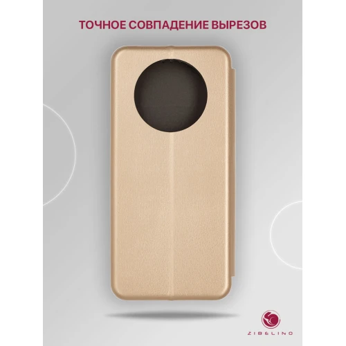 Чехол книжка для Honor X9 Book Cover Золотой