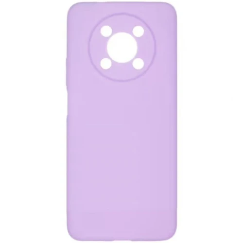 Силиконовый чехол для Huawei Nova Y90 Soft Matte с защитой камеры Сиреневый