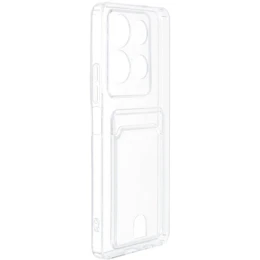 Чехол-накладка для Infinix Note 30 4G прозрачный Silicone Card Holder защита камеры