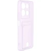 Чехол-накладка для Infinix Note 30 4G сиреневый Silicone Card Holder защита камеры
