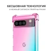 Силиконовый чехол для Google Pixel 8 Pro Krieger Mix 1.5мм противоударный Розово зеленый