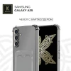 Силиконовый чехол для Samsung Galaxy A35 Krieger с кардхолдером Прозрачный