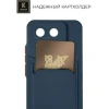 Силиконовый чехол для Xiaomi 14 Krieger с кардхолдером Темно-синий