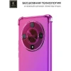 Силиконовый чехол для Honor X9b 5G Krieger Mix 1.5мм Розово-Фиолетовый