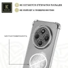 Силиконовый чехол для Xiaomi Redmi 14c Krieger противоударныйПрозрачный