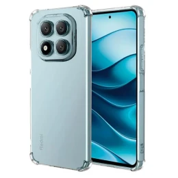Силиконовый чехол для Xiaomi Redmi Note 14 Pro Plus Krieger Mix 1.5мм противоударный Прозрачный