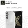 Силиконовый чехол для Samsung Galaxy S25 Plus с кармашком для карты Krieger прозрачный