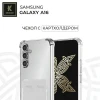 Силиконовый чехол для Samsung Galaxy A16 с кармашком для карты Krieger прозрачный