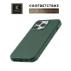 Чехол-накладка для Apple iPhone 14 Pro Max Krieger Leather Зеленый
