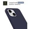 Силиконовый чехол для Apple iPhone 13 Krieger Magnetic с MagSafe Темно-синий