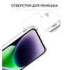 Силиконовый чехол для Apple iPhone 14 Krieger Mix 1.5мм противоударный Прозрачный