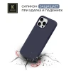 Силиконовый чехол для Apple iPhone 15 Pro Max Krieger Magnetic с MagSafe Темно-синий