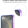 Силиконовый чехол для Galaxy S24 Krieger Mix 1.5мм противоударный Фиолетово-синий