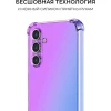 Силиконовый чехол для Galaxy S24 Krieger Mix 1.5мм противоударный Фиолетово-синий