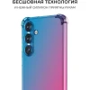 Силиконовый чехол для Galaxy S24+ Krieger Mix 1.5мм противоударный Сине-розовый