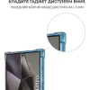 Силиконовый чехол для Galaxy S24 Ultra Krieger Mix 1.5мм противоударный Сине-розовый