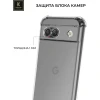 Силиконовый чехол для Google Pixel 8a Krieger Mix 1.5мм противоударный Прозрачный