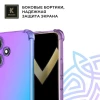 Силиконовый чехол для Infinix Hot 40i Krieger Mix 1.5мм противоударный Фиолетово-синий