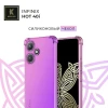 Силиконовый чехол для Infinix Hot 40i Krieger Mix 1.5мм противоударный Розово-фиолетовый