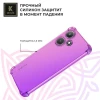 Силиконовый чехол для Infinix Hot 40i Krieger Mix 1.5мм противоударный Розово-фиолетовый
