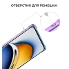 Силиконовый чехол для Realme 11 Pro / Realme 11 Pro+ Krieger Mix 1.5мм противоударный Фиолетово синий