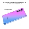 Силиконовый чехол для Samsung Galaxy A15 Krieger Mix 1.5мм противоударный Фиолетово-синий