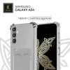 Силиконовый чехол для Samsung Galaxy A54 Krieger с кардхолдером Прозрачный