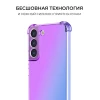Силиконовый чехол для Samsung Galaxy S23 FE Krieger Mix 1.5мм противоударный Фиолетово синий