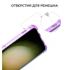 Силиконовый чехол для Samsung Galaxy S23 FE Krieger Mix 1.5мм противоударный Фиолетово синий