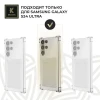 Силиконовый чехол для Samsung Galaxy S24 Ultra Krieger с кардхолдером Прозрачный