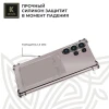 Силиконовый чехол для Samsung Galaxy S24 Ultra Krieger с кардхолдером Серый