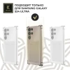 Силиконовый чехол для Samsung Galaxy S24 Ultra Krieger с кардхолдером Серый