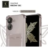 Силиконовый чехол для Xiaomi Redmi 13C Krieger с кардхолдером Серый