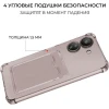 Силиконовый чехол для Xiaomi Redmi 13C Krieger с кардхолдером Серый