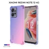 Силиконовый чехол для Xiaomi Redmi Note 12 4G Krieger Mix 1.5мм противоударный Сине розовый