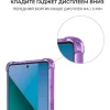 Силиконовый чехол для Xiaomi Redmi Note 13 Krieger Mix 1.5мм противоударный Фиолетово-синий