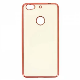 Силиконовый чехол для LeEco (LeTV) Le 1S Hallsen Прозрачный с красными краями