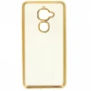 Силиконовый чехол для LeEco (LeTV) Le 2 Pro X620 Hallsen Прозрачный с золотыми краями
