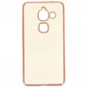 Силиконовый чехол для LeEco Le Max 2 Hallsen Прозрачный с красными краями