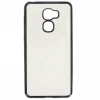 Силиконовый чехол для LeEco (LeTV) Le Pro 3 Hallsen Прозрачный с черными краями