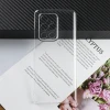Силиконовый чехол для Meizu 18 Pro TPU 1мм с защитой камеры Прозрачный глянцевый