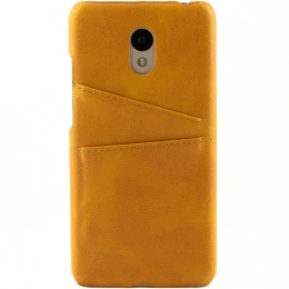 Чехол кожаный для Meizu M6 Чехольчикофф Leather Коричневый