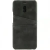Чехол кожаный для Meizu M6 Note Чехольчикофф Leather Черный