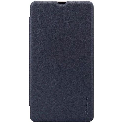 Чехол книжка для Microsoft Lumia 535 Dual Sim Nillkin Sparkle Leather Case черный